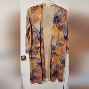 LuLaRoe Cardigan Duster Large
